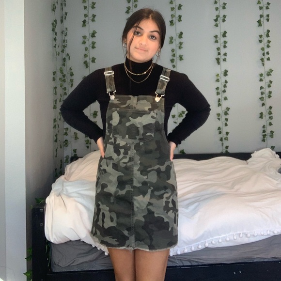 wild fable Dresses & Skirts - camouflage overall dress